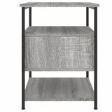 NNEVL Bedside Cabinets 2 pcs Grey Sonoma 40x42x56 cm Engineered Wood