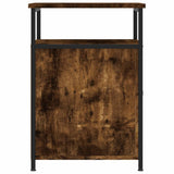 NNEVL Bedside Cabinets 2 pcs Smoked Oak 40x42x60 cm Engineered Wood