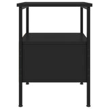 NNEVL Bedside Cabinets 2 pcs Black 34x36x50 cm Engineered Wood