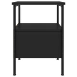 NNEVL Bedside Cabinets 2 pcs Black 34x36x50 cm Engineered Wood