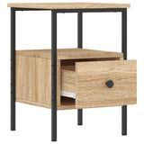 NNEVL Bedside Cabinet Sonoma Oak 34x36x50 cm Engineered Wood