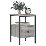 NNEVL Bedside Cabinet Grey Sonoma 34x36x50 cm Engineered Wood
