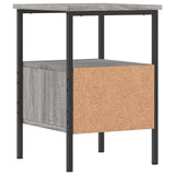 NNEVL Bedside Cabinet Grey Sonoma 34x36x50 cm Engineered Wood