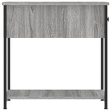 NNEVL Bedside Cabinet Grey Sonoma 30x60x60 cm Engineered Wood