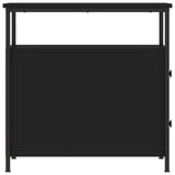 NNEVL Bedside Cabinets 2 pcs Black 30x60x60 cm Engineered Wood
