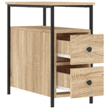 NNEVL Bedside Cabinet Sonoma Oak 30x60x60 cm Engineered Wood