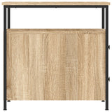 NNEVL Bedside Cabinet Sonoma Oak 30x60x60 cm Engineered Wood