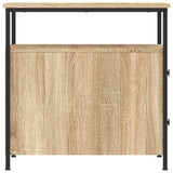 NNEVL Bedside Cabinets 2 pcs Sonoma Oak 30x60x60 cm Engineered Wood