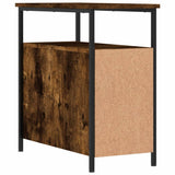 NNEVL Bedside Cabinet Smoked Oak 30x60x60 cm Engineered Wood