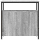 NNEVL Bedside Cabinets 2 pcs Grey Sonoma 30x60x60 cm Engineered Wood