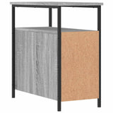 NNEVL Bedside Cabinets 2 pcs Grey Sonoma 30x60x60 cm Engineered Wood