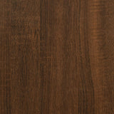 NNEVL Bedside Cabinet Brown Oak 40x42x55 cm Engineered Wood