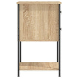 NNEVL Bedside Cabinet Sonoma Oak 32x42x70 cm Engineered Wood