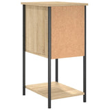 NNEVL Bedside Cabinet Sonoma Oak 32x42x70 cm Engineered Wood