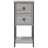 NNEVL Bedside Cabinet Grey Sonoma 32x42x70 cm Engineered Wood
