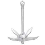 NNEVL Folding Anchor with Rope Silver 1.5 kg Malleable Iron