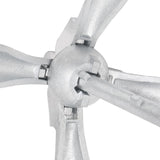 NNEVL Folding Anchor with Rope Silver 3.2 kg Malleable Iron