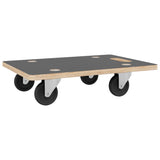 NNEVL Dolly Trolleys 2 pcs Rectangular 60x40x11.5 cm