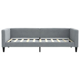 NNEVL Day Bed Light Grey 90x190 cm Fabric