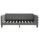 NNEVL Day Bed Dark Grey 90x190 cm Fabric