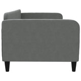 NNEVL Day Bed Dark Grey 90x190 cm Fabric