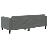 NNEVL Day Bed Dark Grey 90x190 cm Fabric