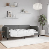 NNEVL Day Bed Dark Grey 90x190 cm Fabric