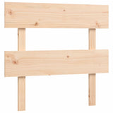 NNEVL Bed Frame with Headboard 92x187 cm Single Solid Wood