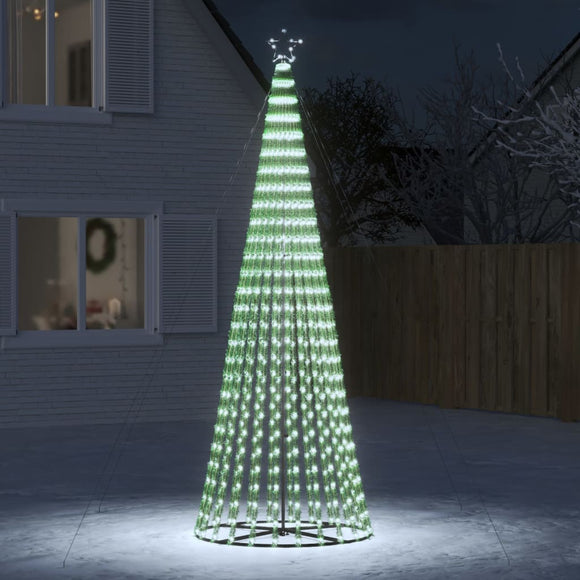 NNEVL Christmas Tree Light Cone 688 LEDs Cold White 300 cm