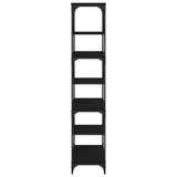 NNEVL Bookcase Black 81x36x176 cm Engineered Wood