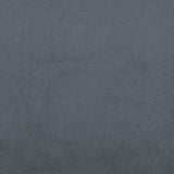 NNEVL 2-Seater Sofa with Throw Pillows Dark Grey 120 cm Velvet