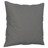 NNEVL 2-Seater Sofa with Pillows Dark Grey 140 cm Microfibre Fabric