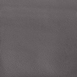 NNEVL Sofa Chair with Footstool Grey 60 cm Faux Leather