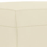 NNEVL 4 Piece Sofa Set with Cushions Cream Faux Leather