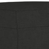 NNEVL 4 Piece Sofa Set with Cushions Black Fabric