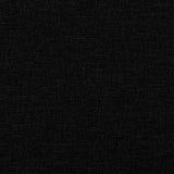 NNEVL 2 Piece Sofa Set with Cushions Black Fabric
