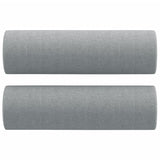 NNEVL 2 Piece Sofa Set with Pillows Light Grey Fabric
