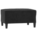 NNEVL 4 Piece Sofa Set with Cushions Black Velvet
