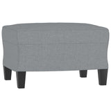 NNEVL 3 Piece Sofa Set with Cushions Light Grey Fabric