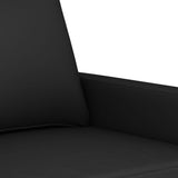 NNEVL 4 Piece Sofa Set Black Velvet