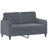 NNEVL 3 Piece Sofa Set Dark Grey Velvet