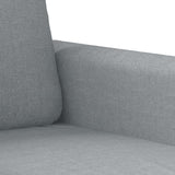NNEVL 4 Piece Sofa Set with Cushions Light Grey Fabric