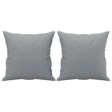 NNEVL 3 Piece Sofa Set with Pillows Light Grey Fabric