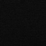 NNEVL 2 Piece Sofa Set with Pillows Black Fabric