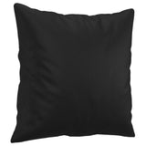 NNEVL 3 Piece Sofa Set with Pillows Black Faux Leather