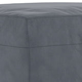 NNEVL 3 Piece Sofa Set with Pillows Dark Grey Velvet