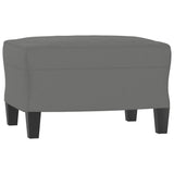 NNEVL 4 Piece Sofa Set with Pillows Dark Grey Microfibre Fabric