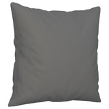 NNEVL 4 Piece Sofa Set with Pillows Dark Grey Microfibre Fabric