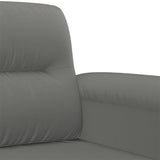 NNEVL 3 Piece Sofa Set with Cushions Dark Grey Microfibre Fabric