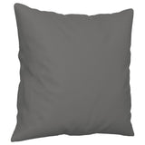 NNEVL 3 Piece Sofa Set with Pillows Dark Grey Microfibre Fabric